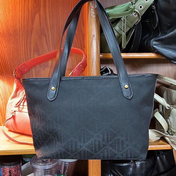 Lauren by Ralph Lauren Fabric Shoulder Bag - Picture 5 of 7